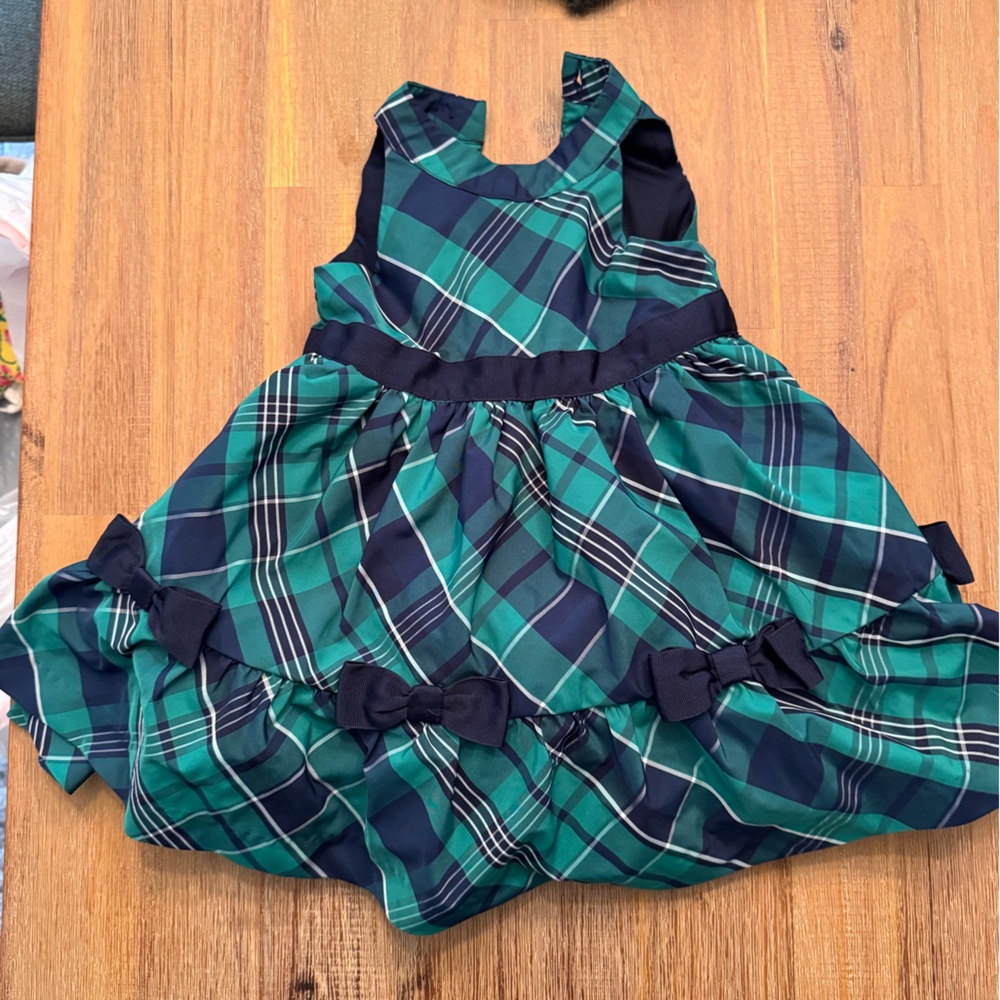 Janie and Jack Plaid Christmas Dress